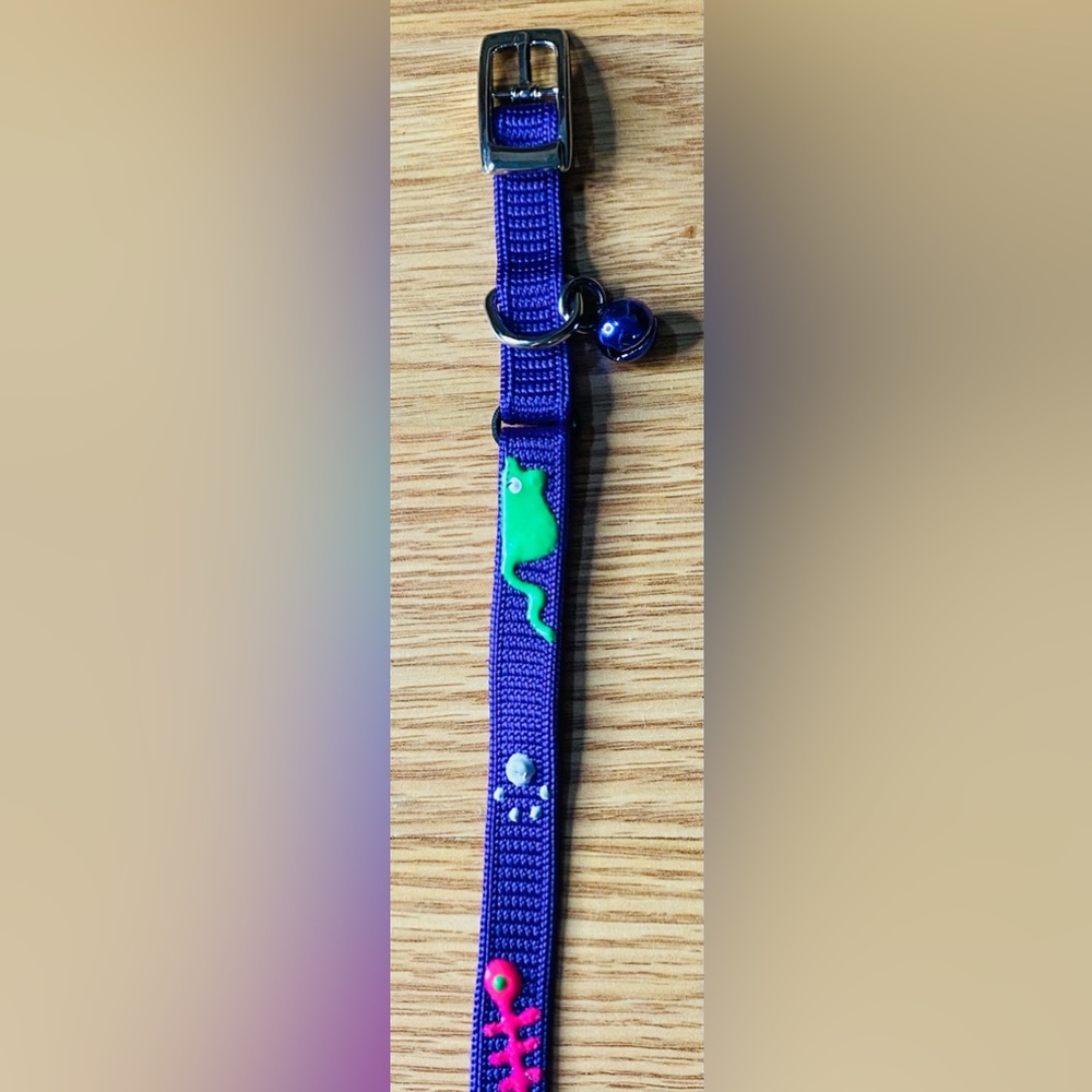 Hamilton Purple Safety Cat Collar 3/8” x 14” NWT